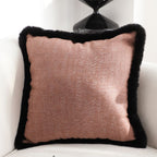 SOGA 45m Mid century Style Raised Embroidery Texture Edged Square Throw Pillow
