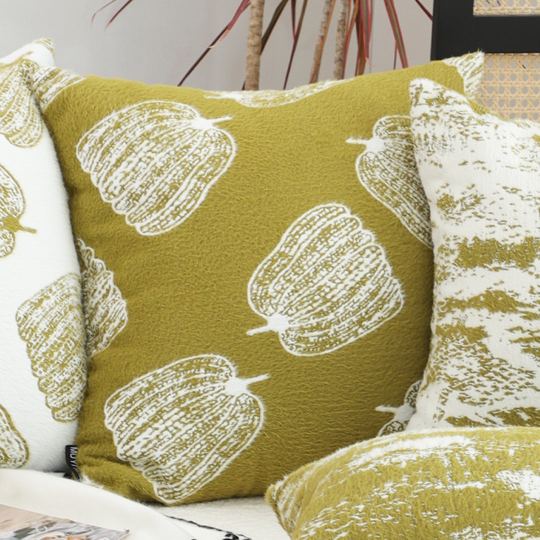 50cm Throw Pillow Green Autumn Harvest pumpkin Print Home Decor