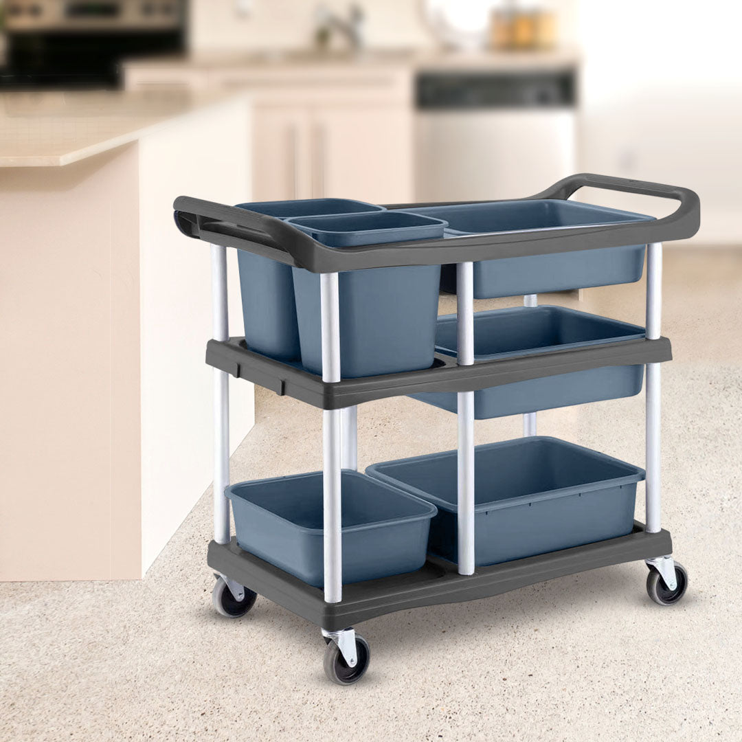 3 Tier Commercial Food Trolley Cart