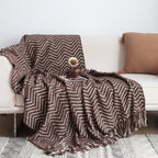 SOGA Chocolate Brown Throw Blanket 130x170cm Soft Polyester