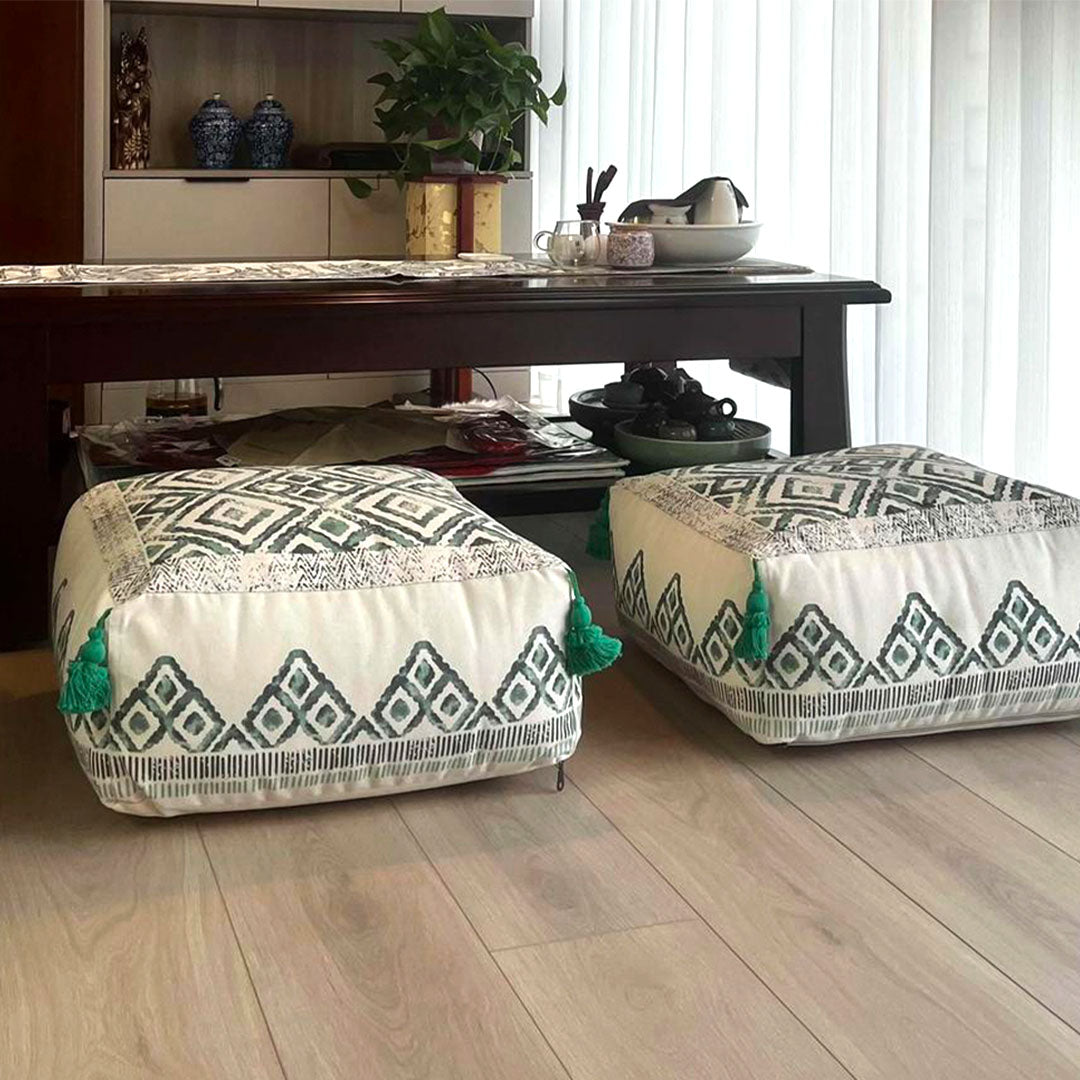 50cm Ultra-Comfort Polyester-Cotton Cushion with EPP Particle Support Home Decor