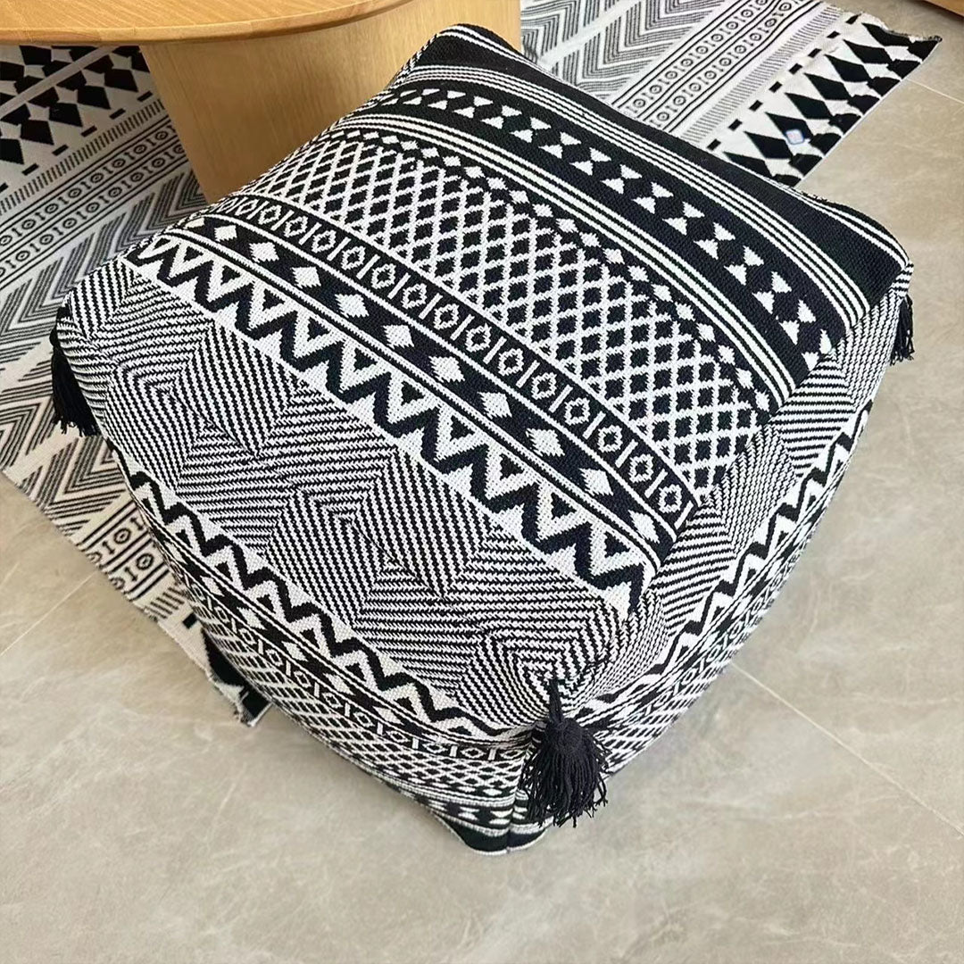 42cm Black Premium Polyester Cotton Cushion with EPP Particle