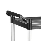 2 Tier Multifunctional Utility Cart 845x430x940mm Black