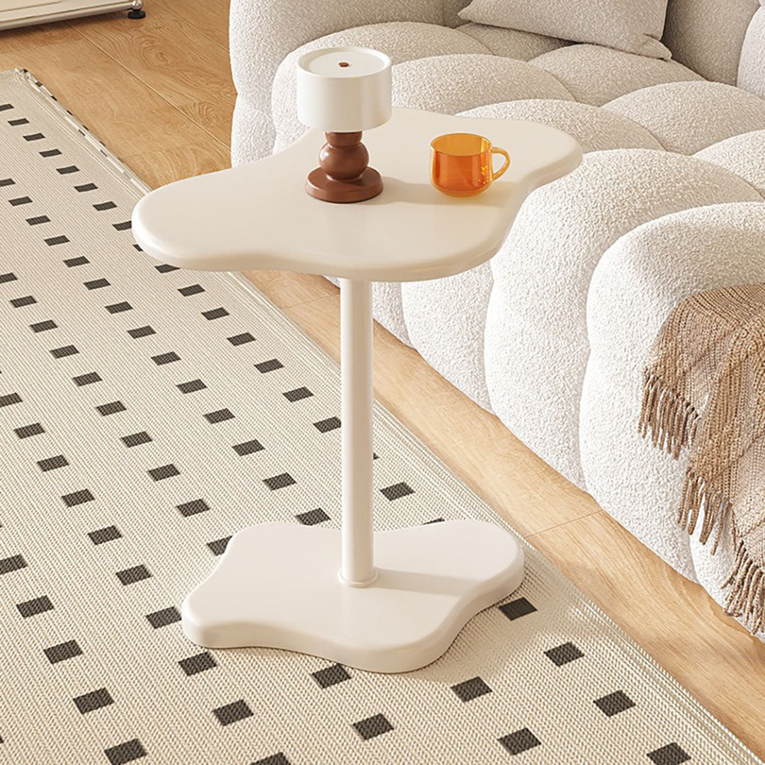 42x28cm White Minimalist Cloud Shaped Table