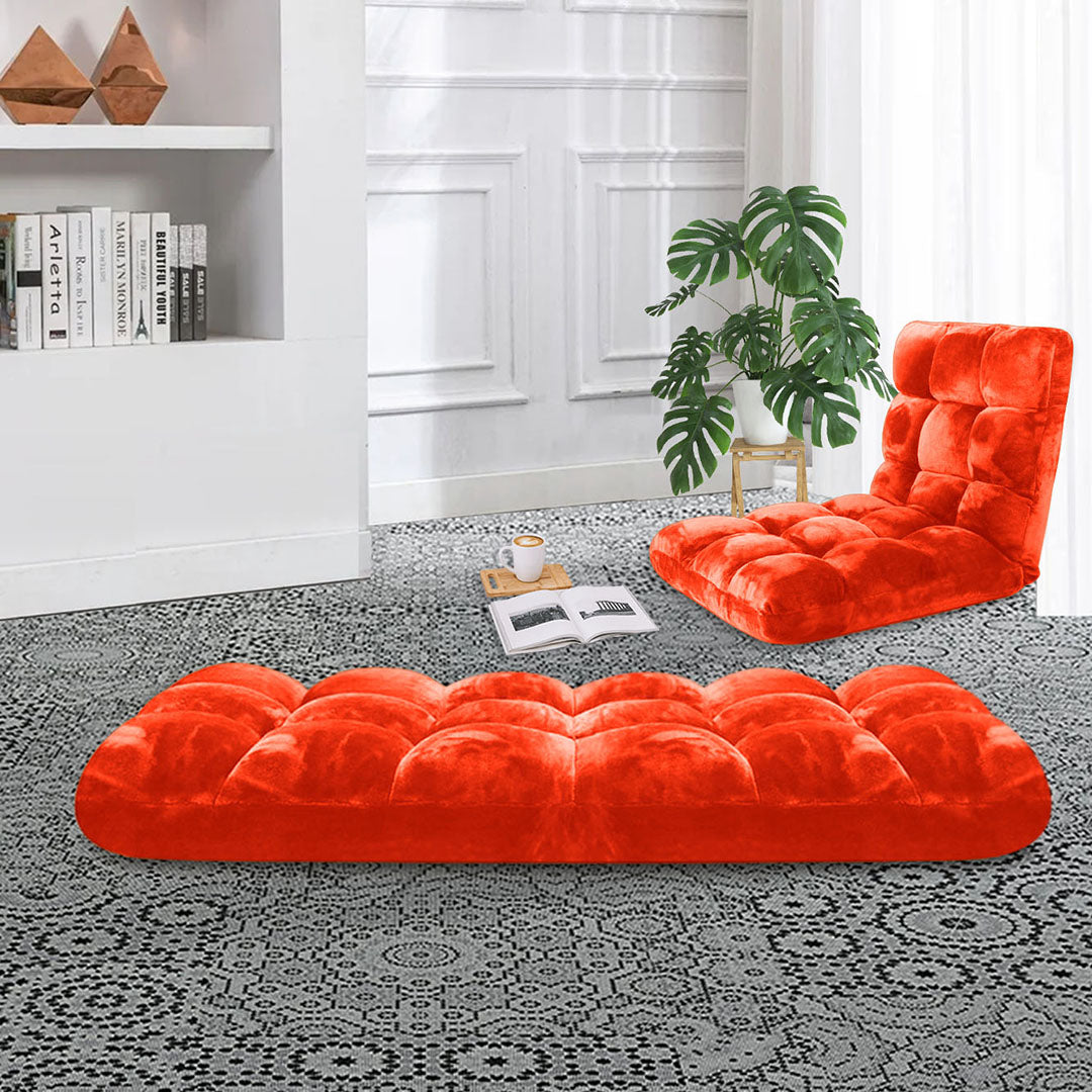 Recliner Lounge Sofa Cushion Orange