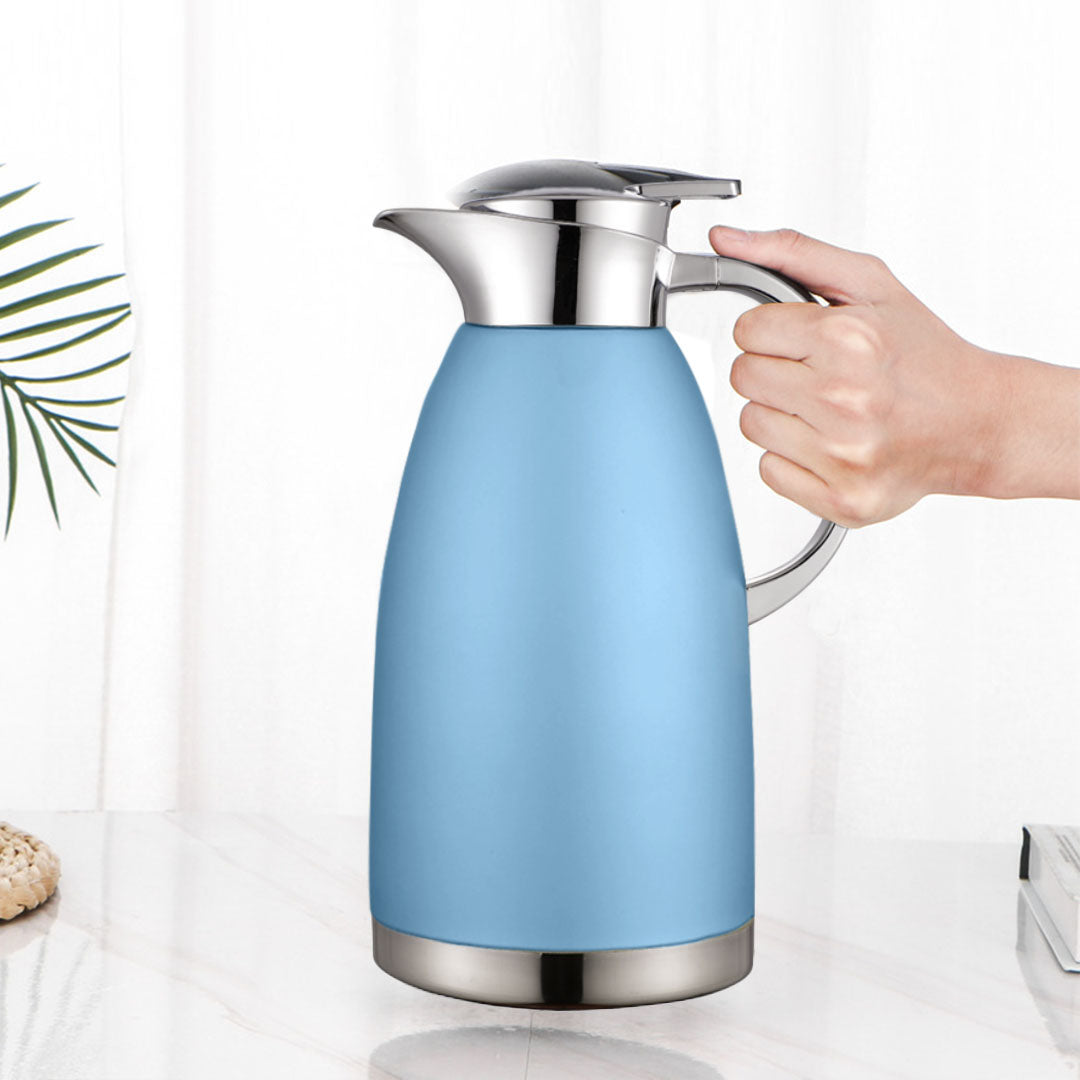 Soga 1.8L Blue Color 3-Layer Vacuum Insulated Water Bottle