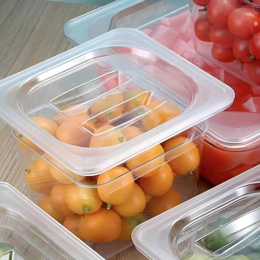 150mm Clear GN Pan 1/6 Food Tray with Lid