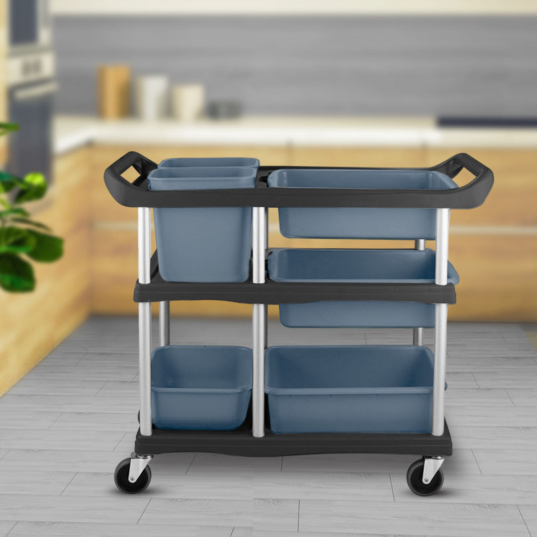 3 Tier Commercial Food Trolley Cart