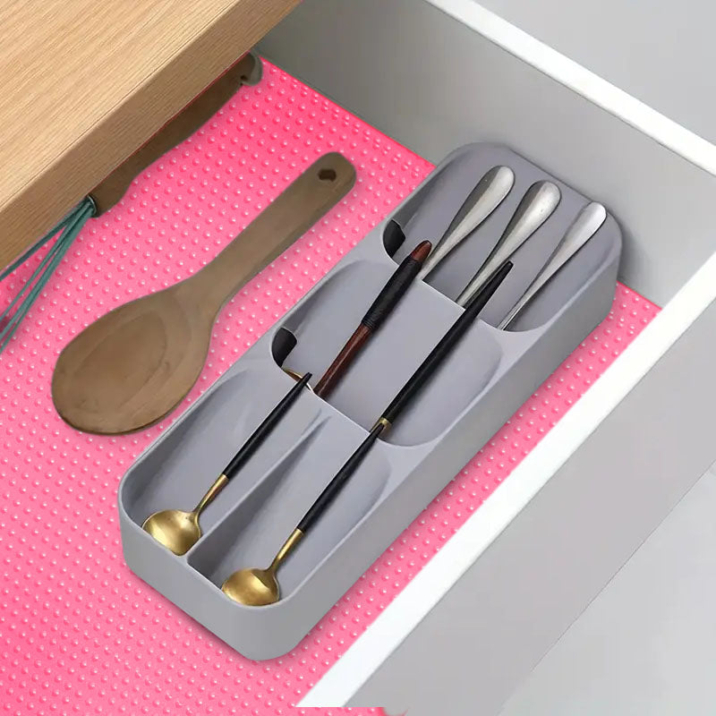 50x300cm Pink Kitchen Shelf Drawer Cabinet Non Slip Mat