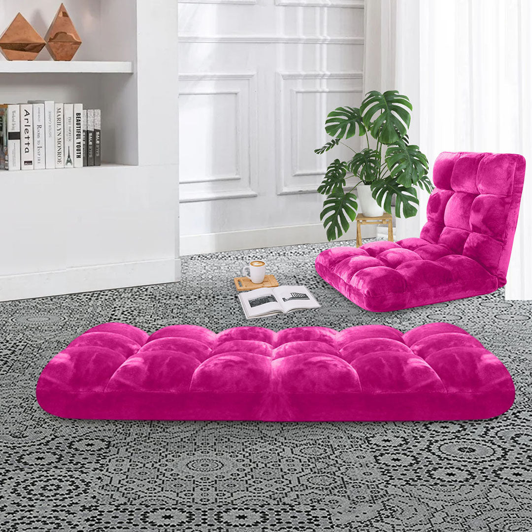 Recliner Lounge Sofa Cushion Pink