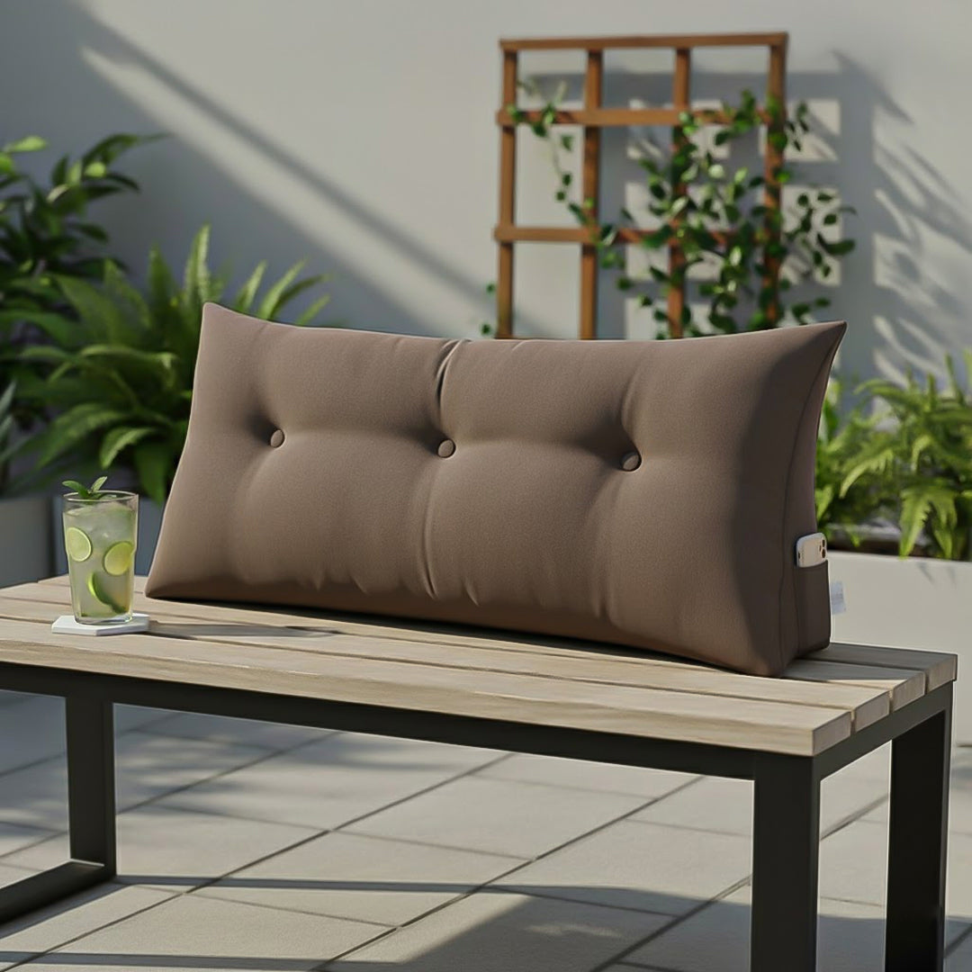 SOGA 100cm Coffee Cushion Pillow