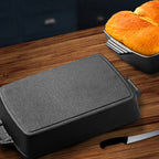 38cm Cast Iron Rectangle Bread Baking Dish