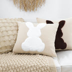 45cm Throw Pillow Light Tan Square Cushion