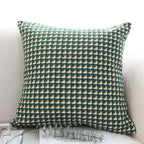 SOGA 45cm Subtle Green Foliage Pillow SquareThrow Pillow