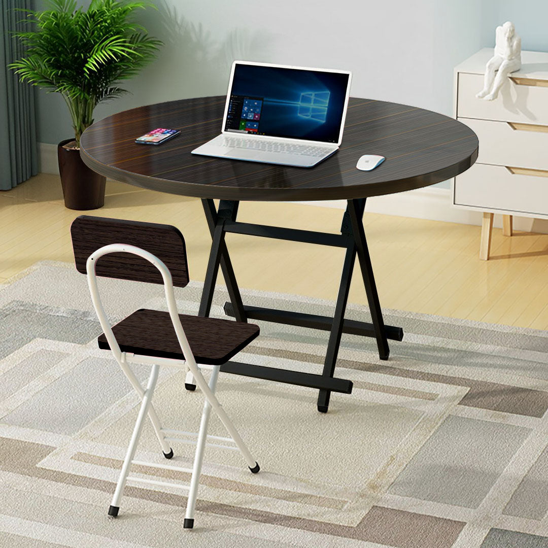 Black Round Dining Table