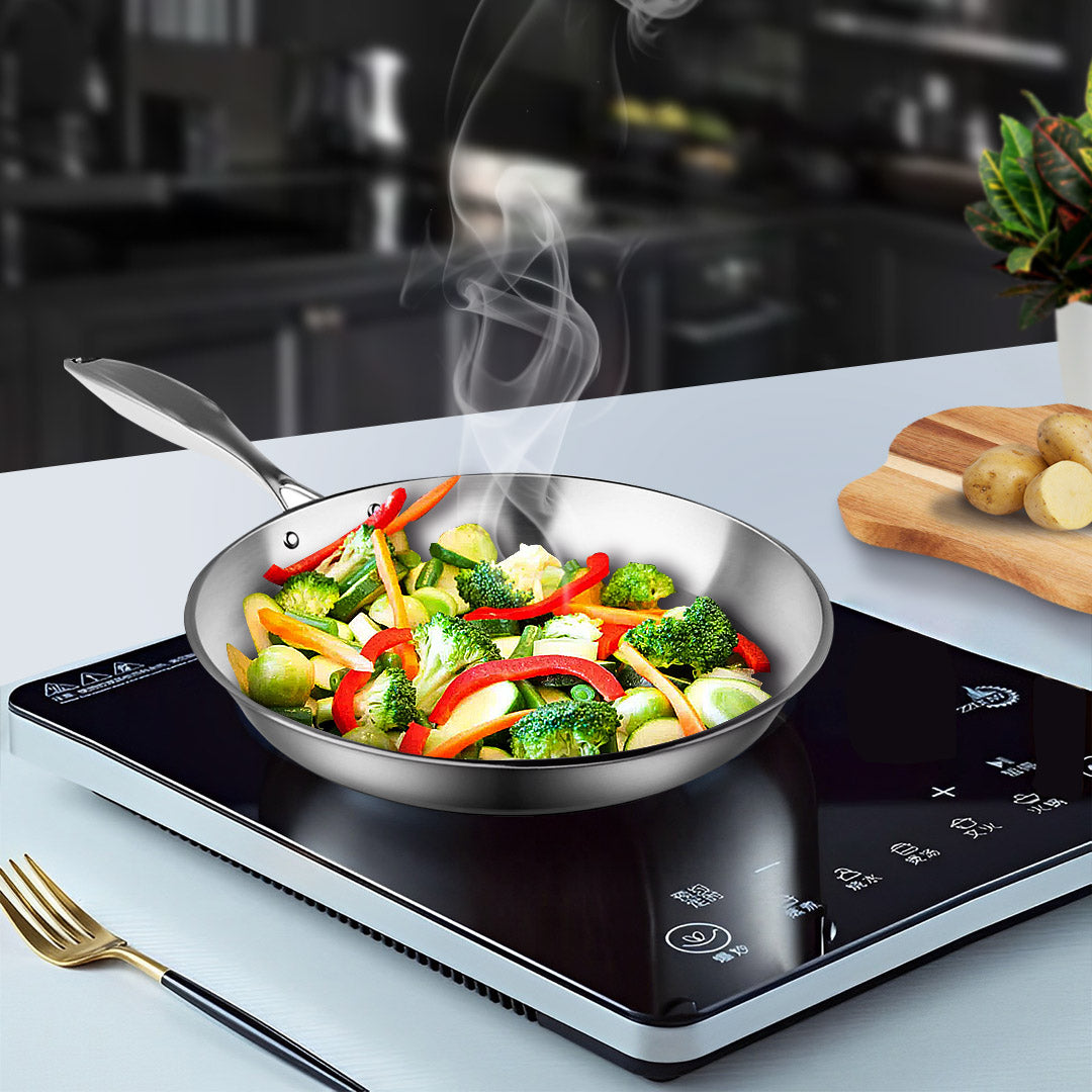 36cm Stainless Steel Top Grade Skillet FryPan