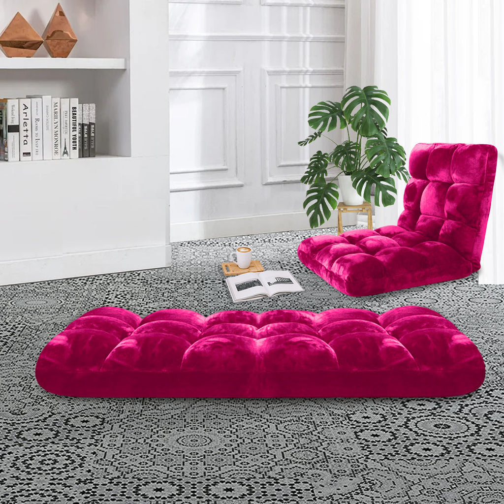 Recliner Lounge Sofa Cushion Red Burgundy