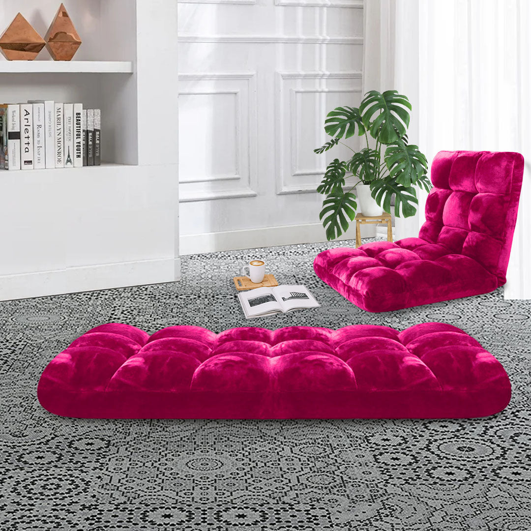 Recliner Lounge Sofa Cushion Red Burgundy
