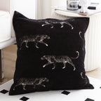 50cm Black Throw Pillow Elegant Decorative Cushion