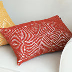 35cm Throw Pillow Burgundy Cinnabar Perfect Burnt