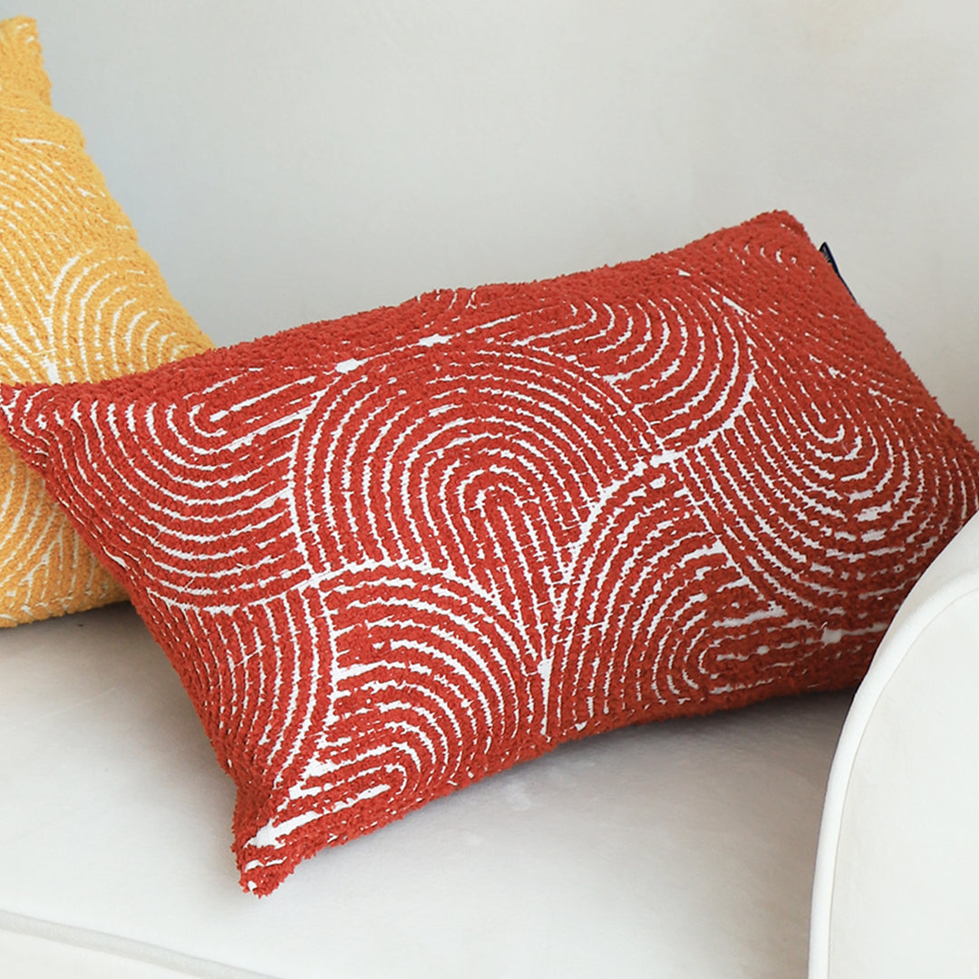 35cm Throw Pillow Burgundy Cinnabar Perfect Burnt