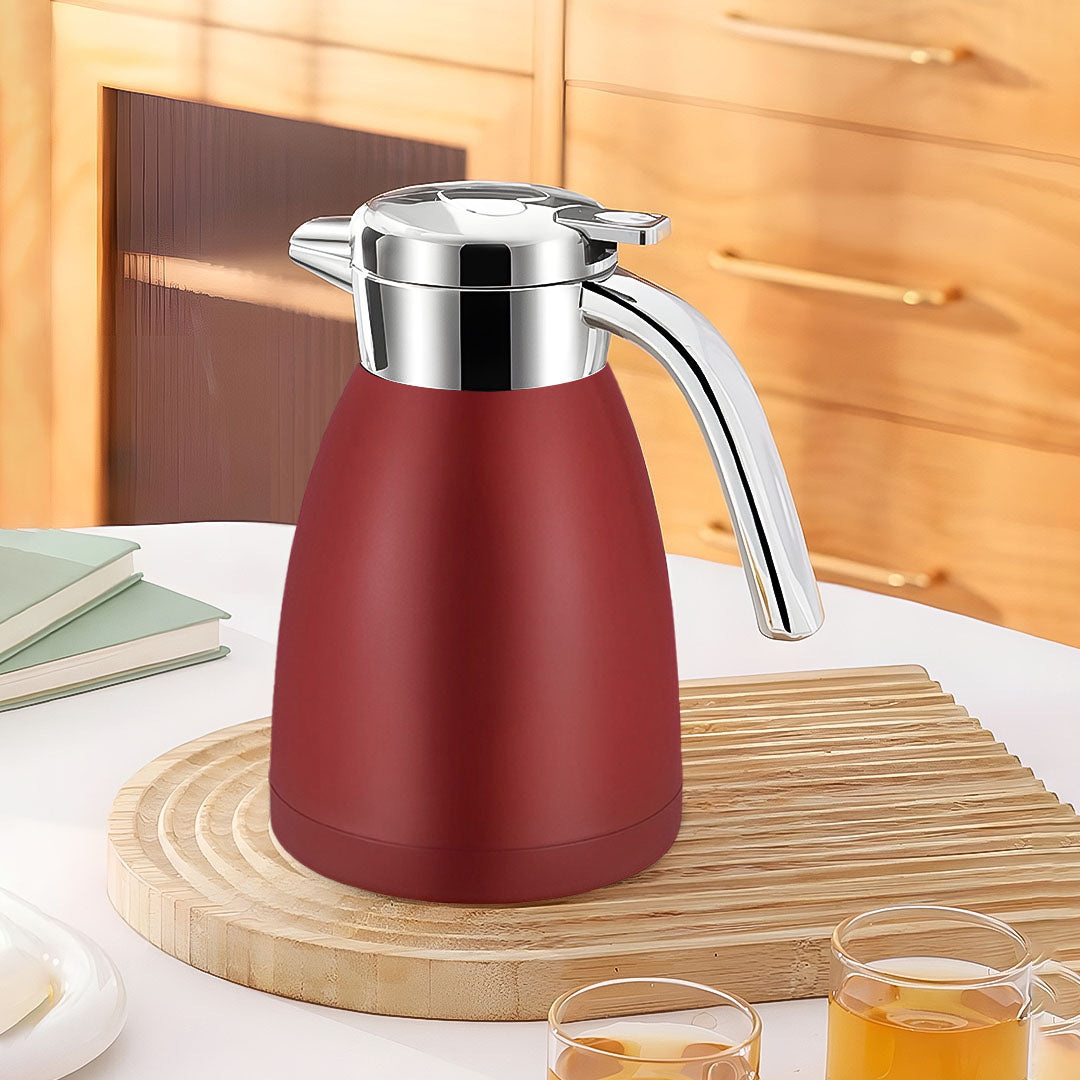 2.2L Stainless Steel Water Bottle Red