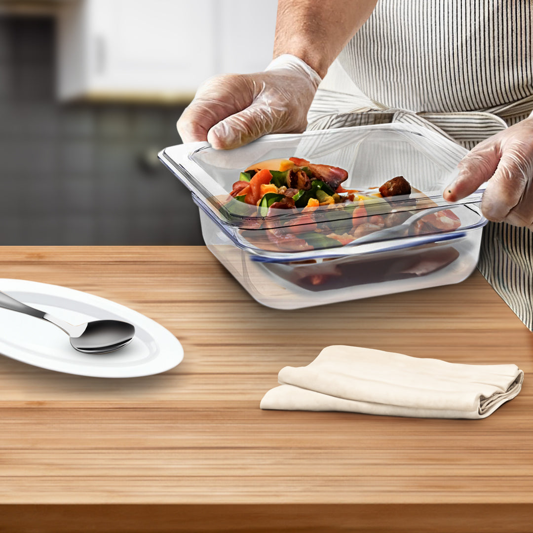 65mm Clear GN Pan 1/6 Food Tray