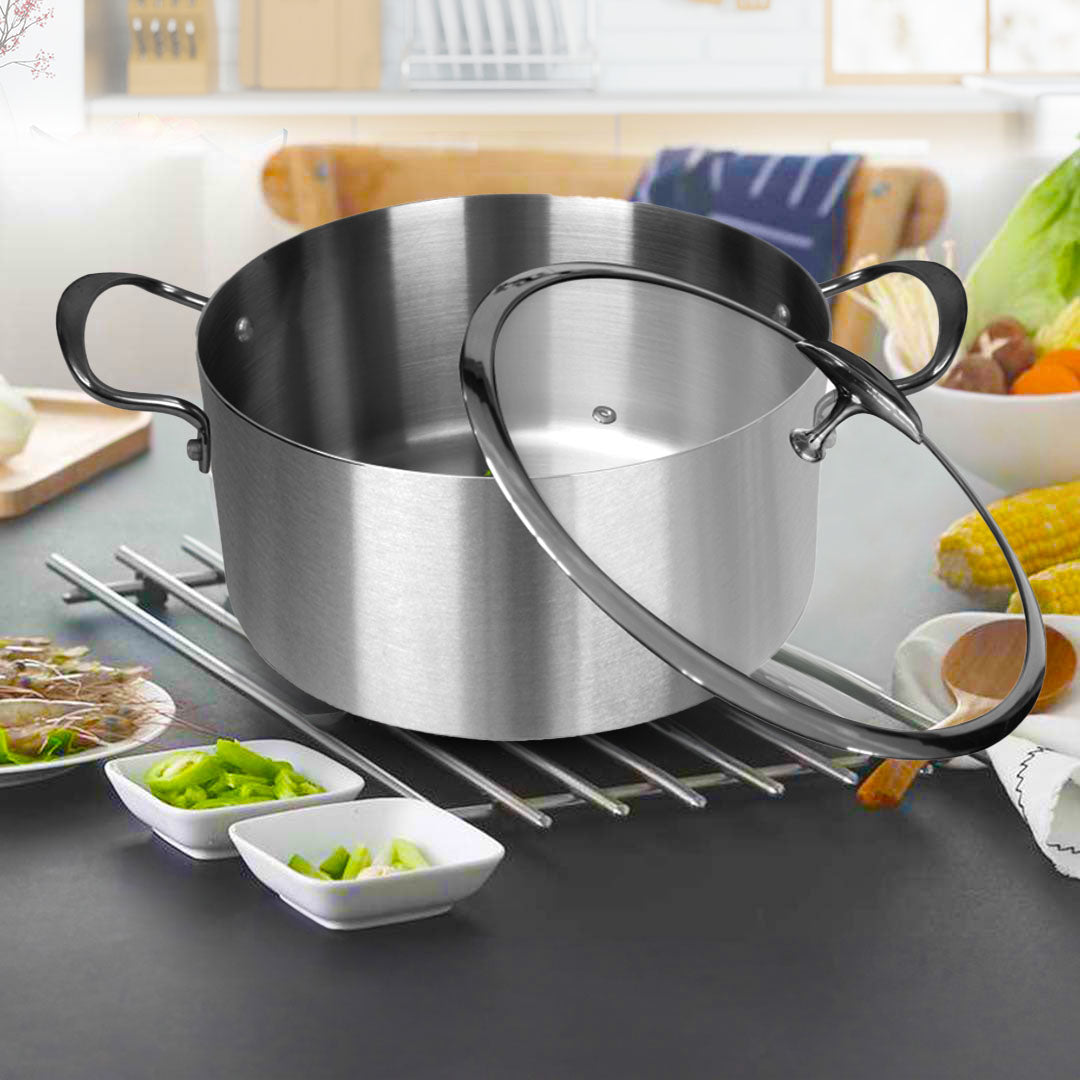 26cm Stainless Steel Casserole