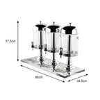 Triple Head 24L Stainless Steel Dispenser
