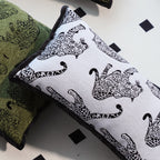 30cm Throw Pillow White Leopard