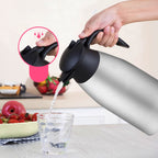 SOGA 1.5L Silver Color 3-Layer Stainless Steel Vacuum Durable Thermal Flask