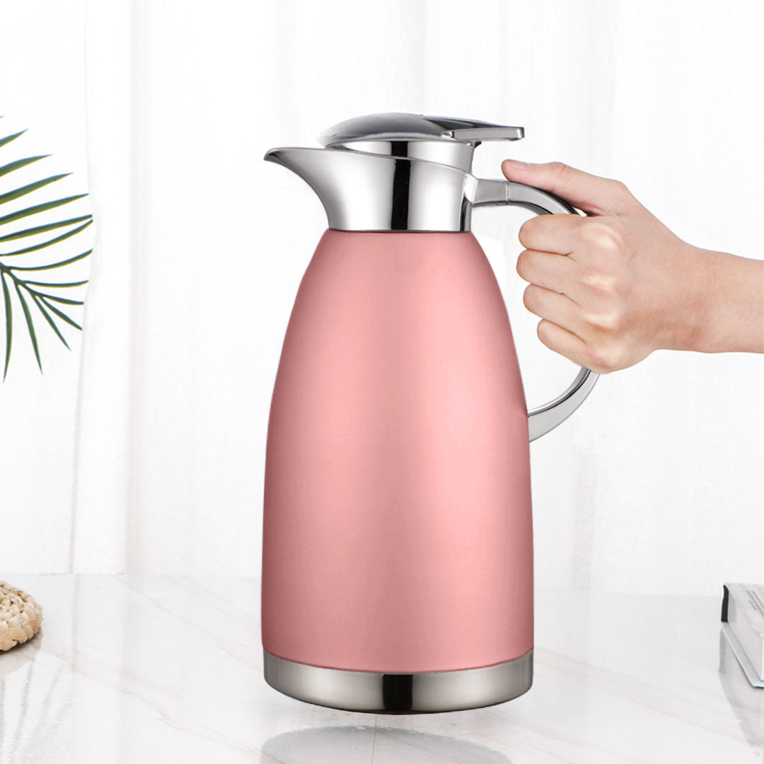 Soga 2.3L Rose Color 3-Layer Vacuum Insulated Water Bottle