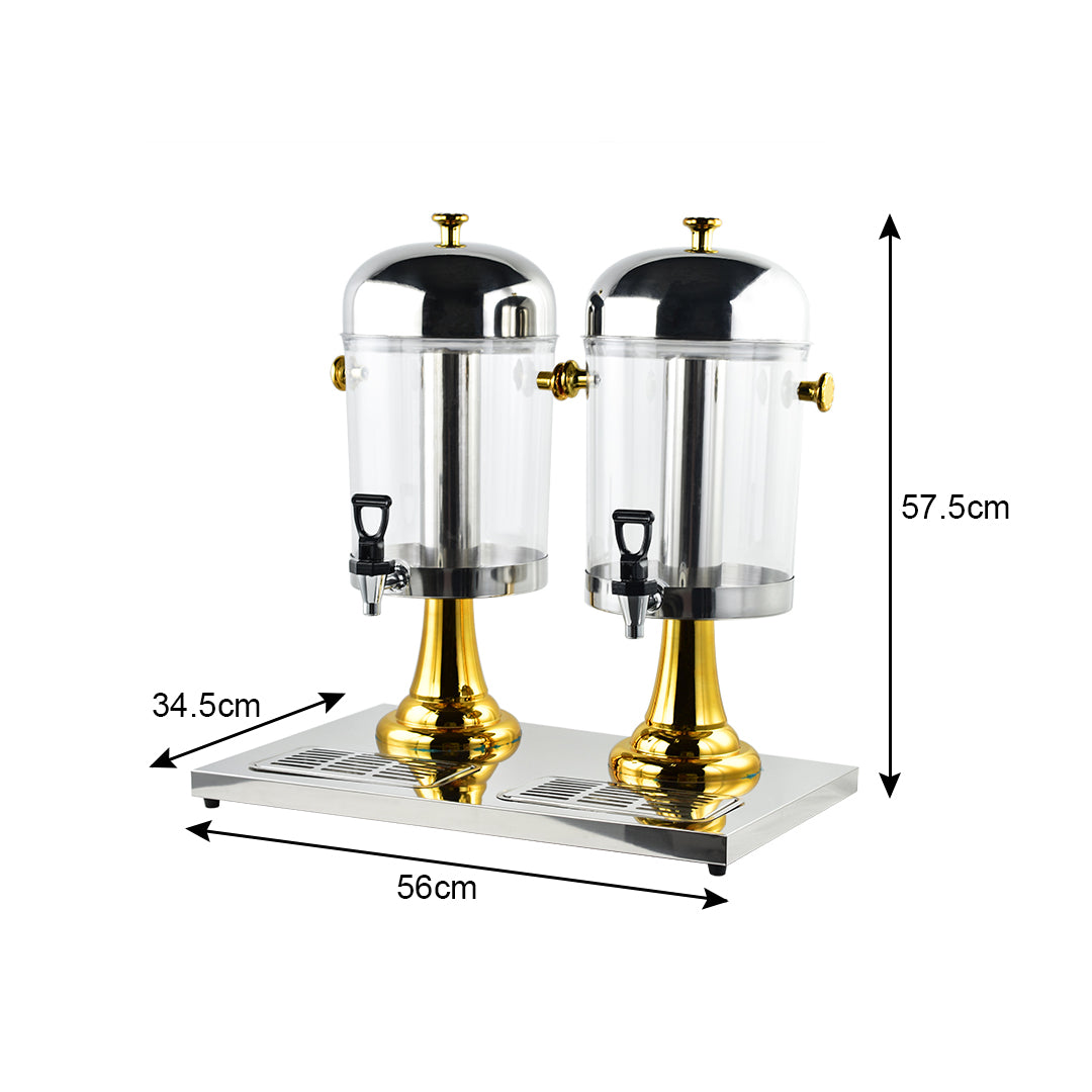 16L Dual Stainless Steel Dispenser