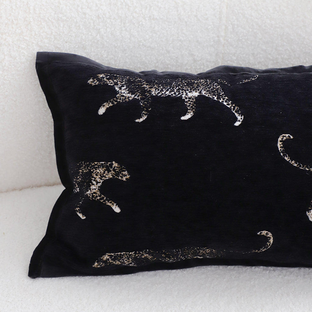 35cm Black Throw Pillow Elegant Decorative Cushion