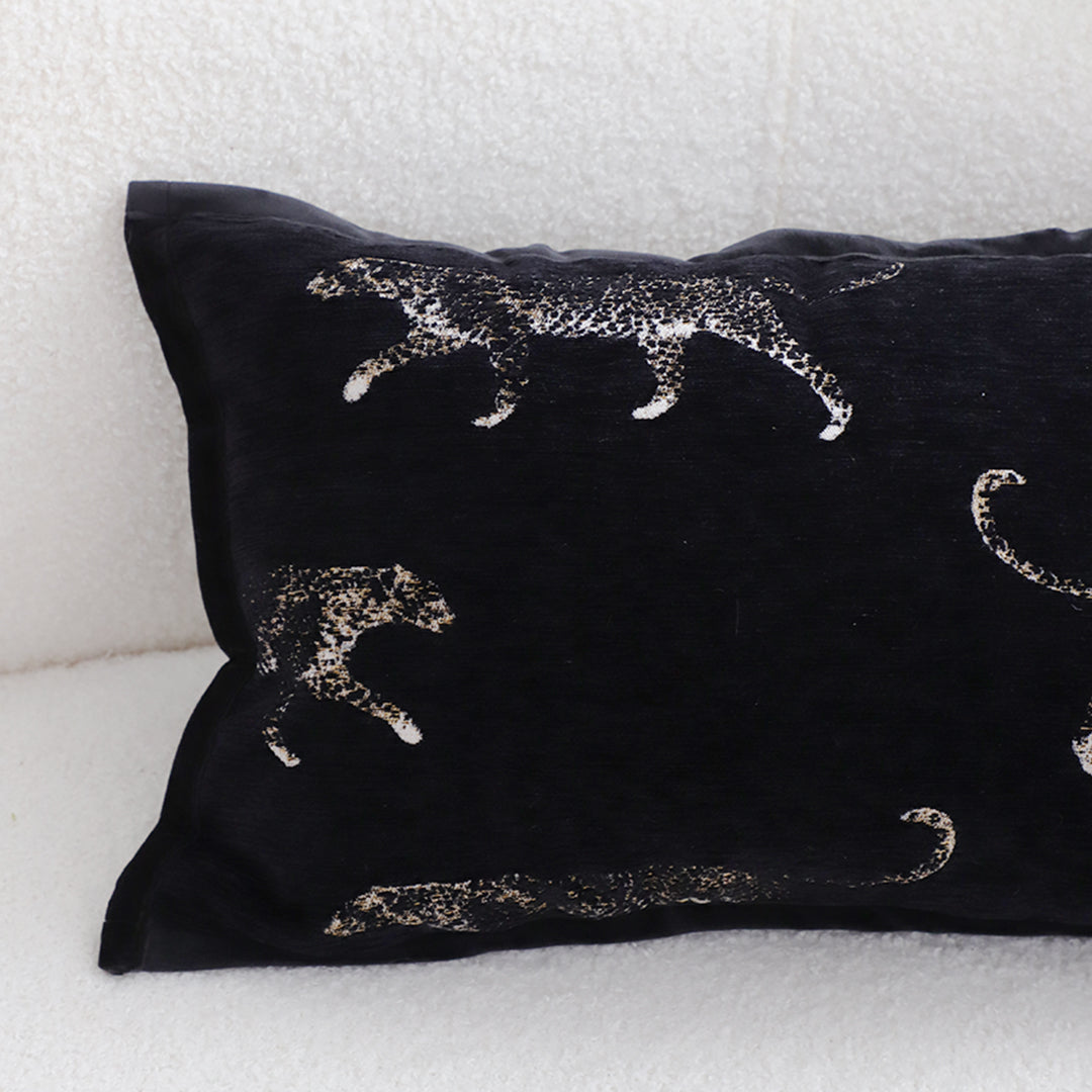 35cm Black Throw Pillow Elegant Decorative Cushion