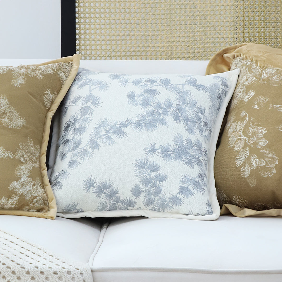 45cm Throw Pillow Cream White