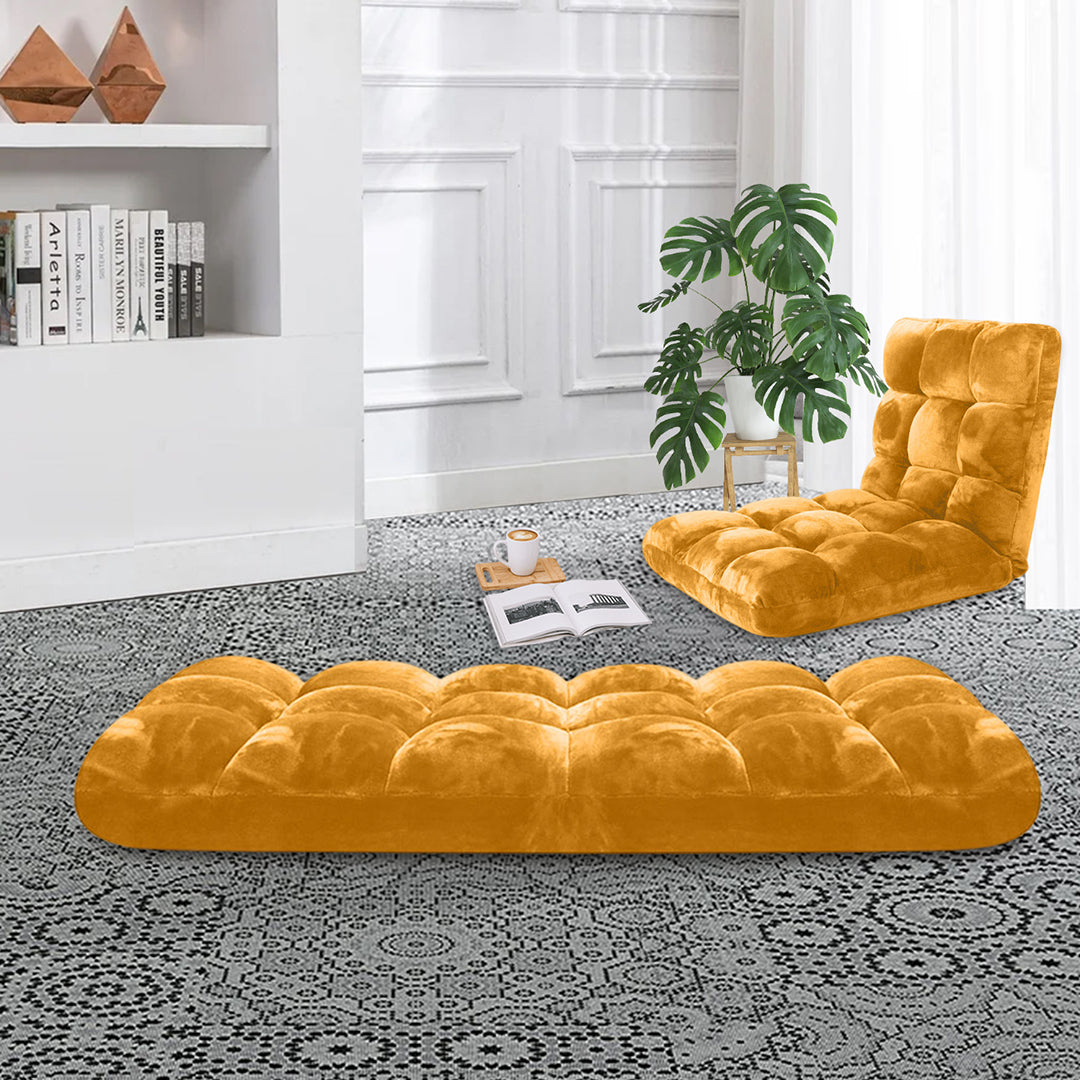 Recliner Lounge Sofa Cushion Apricot