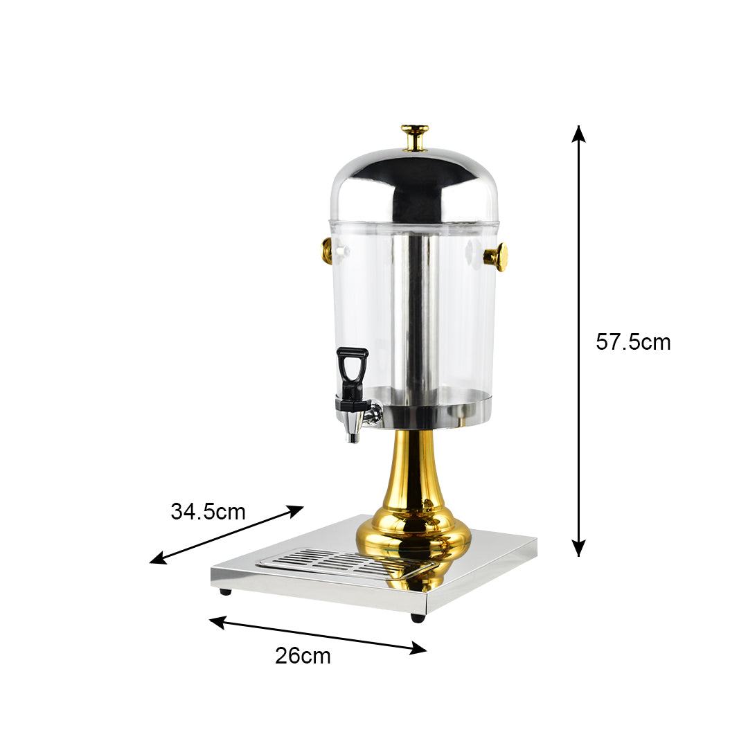 Single 8L Stainless Steel Dispenser