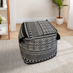 42cm Black Premium Polyester Cotton Cushion with EPP Particle