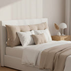 Soga 120cm  Beige Triangular Wedge Bed Pillow