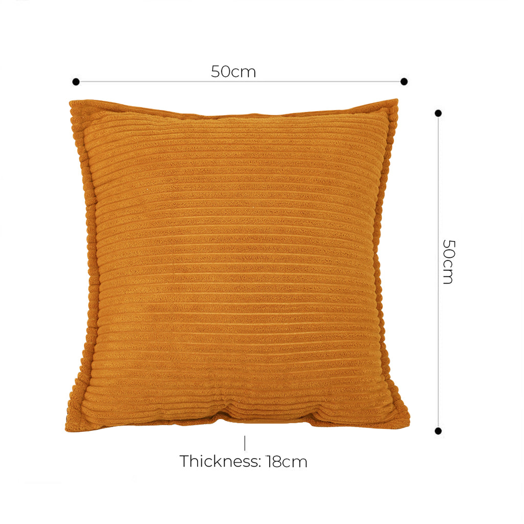 SOGA 50cm Throw Pillow Mustard Wabi Sabi Arches