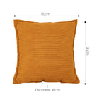 SOGA 50cm Throw Pillow Mustard Wabi Sabi Arches