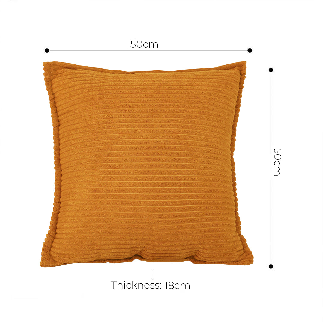 SOGA 50cm Throw Pillow Mustard Wabi Sabi Arches