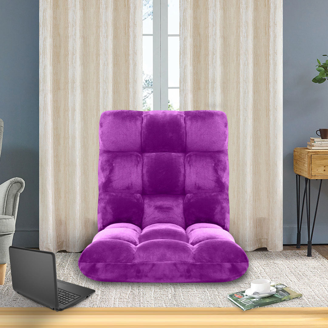 Recliner Lounge Sofa Cushion Purple