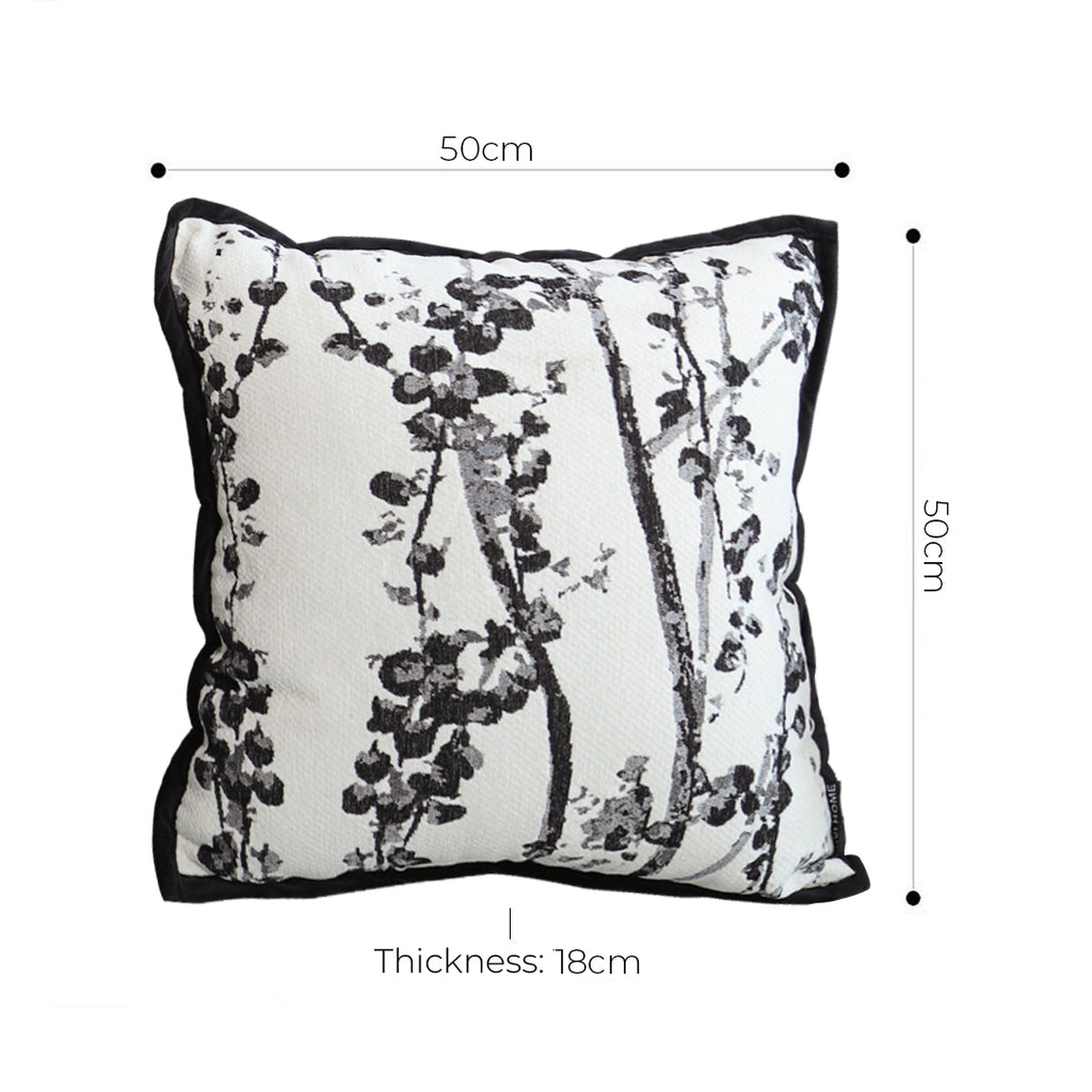 50cm Throw Pillow Botanical and Modern Elegant for Home Decor