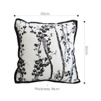 50cm Throw Pillow Botanical and Modern Elegant for Home Decor