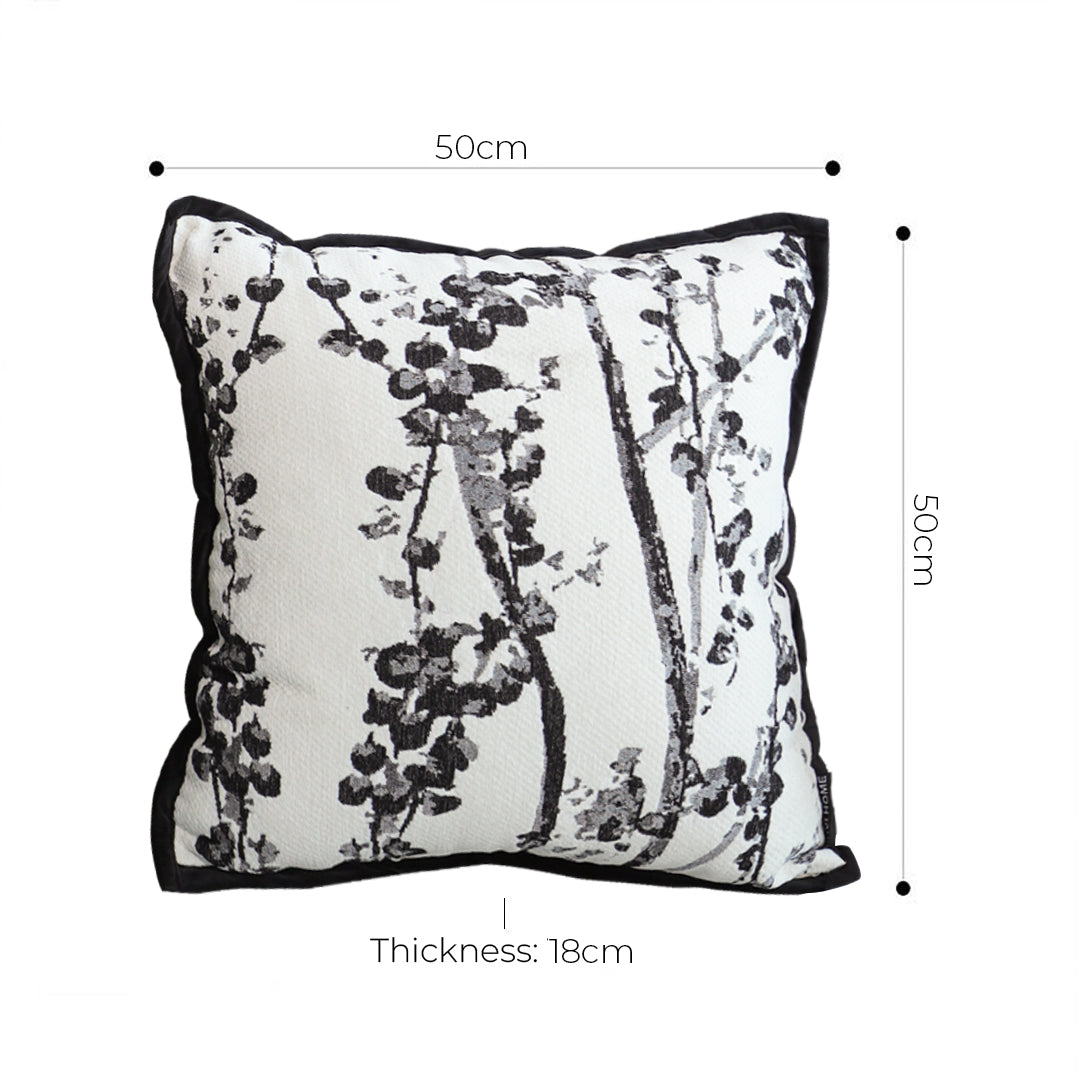 50cm Throw Pillow Botanical and Modern Elegant for Home Decor