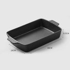 38cm Cast Iron Rectangle Bread Baking Dish