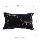 35cm Black Throw Pillow Elegant Decorative Cushion