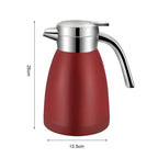1.8L Stainless Steel Water Bottle Red